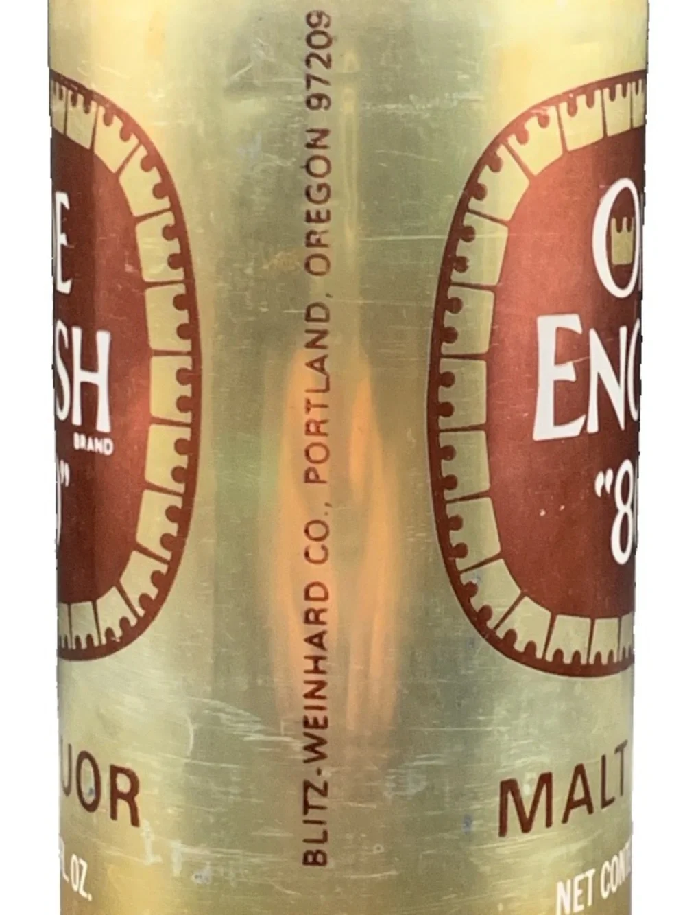 Vintage Beer Can Olde English 800 Malt Liquor Tab Empty Aluminum Can